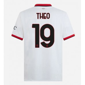 AC Milan Theo Hernandez #19 Venkovní Dres 2024-25 Krátký Rukáv